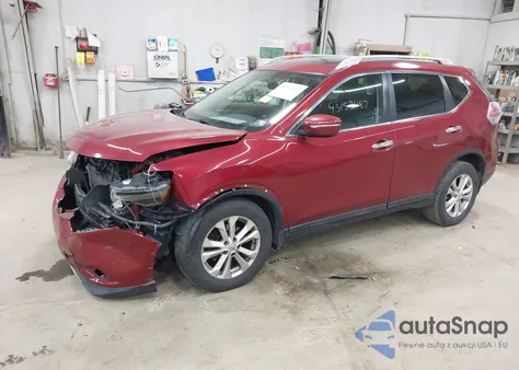 2015 Nissan Rogue Sv z USA, uszkodzony, nr VIN 5N1AT2MVXFC908763